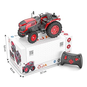 Mahindra OJA RC Tractor Toy for Kids | Remote Controlled ATV Truck | Type-C USB Rechargeable | in-Built Bluetooth Speakers | Orignally Licensed Model Vehicle