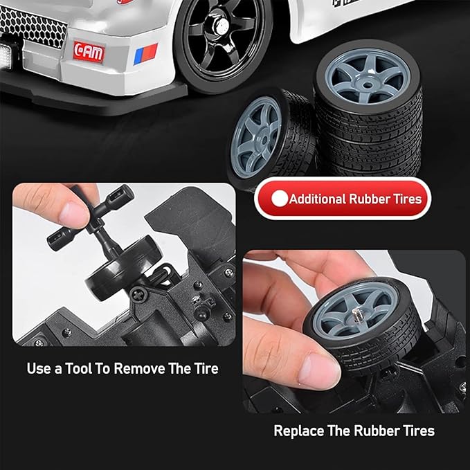 Remote Control Drift Car, 1:16 Scale Fast and Furious Cars 18KM/H High Speed RC