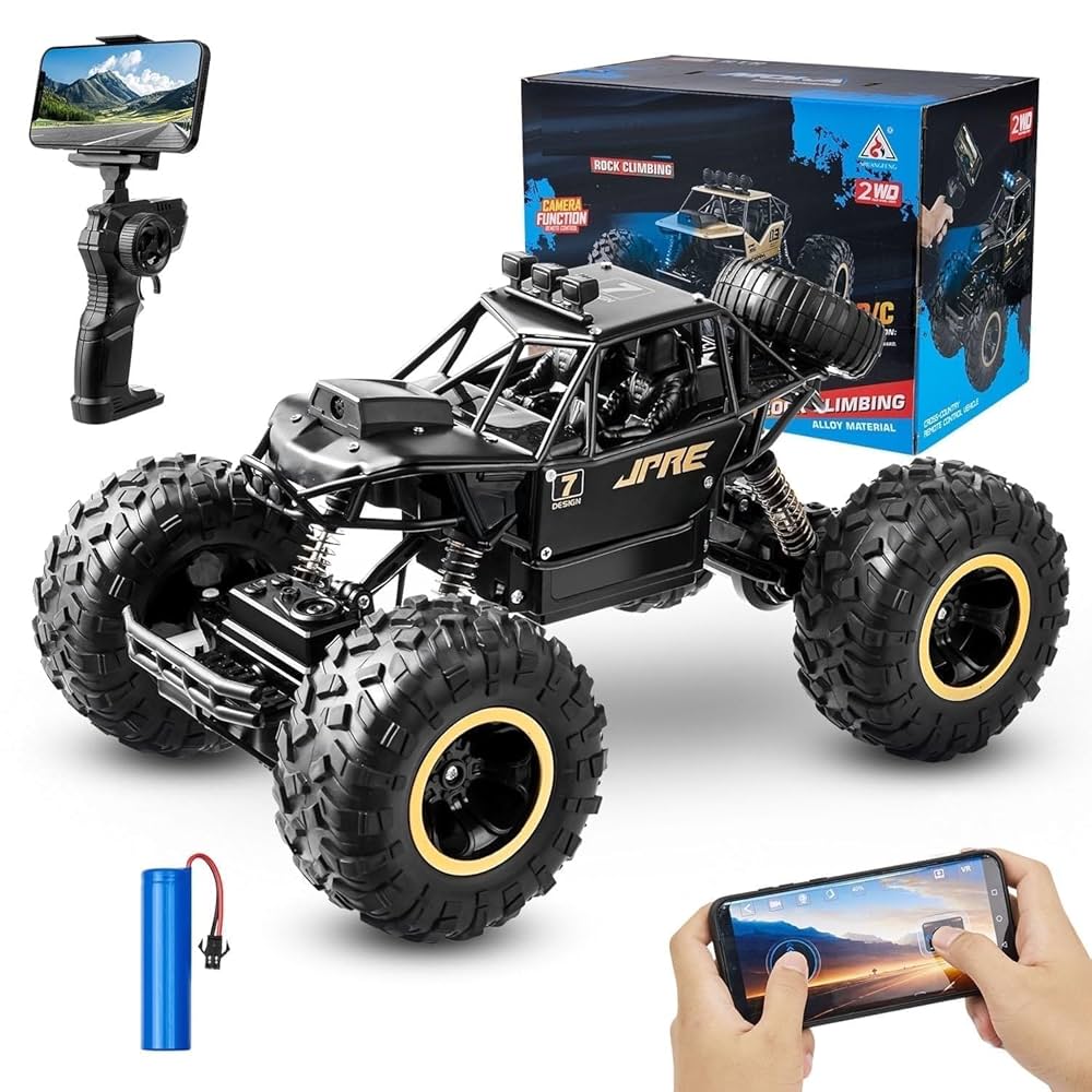 Remote Control Monster Car RC Rock Crawler Car for Kids