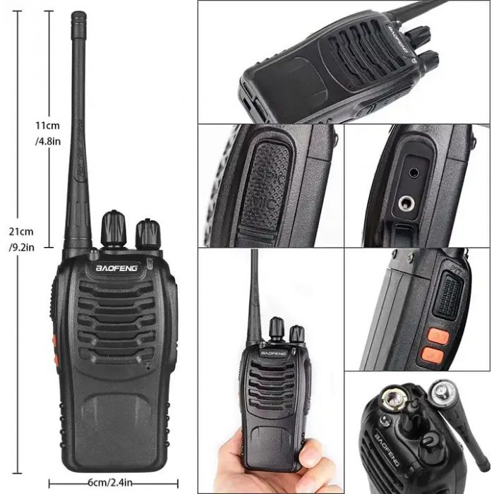 baofeng BF-888S Two Way Radio Wireless Transmitter 16CH 400-470MHZ Upto 2Km Range