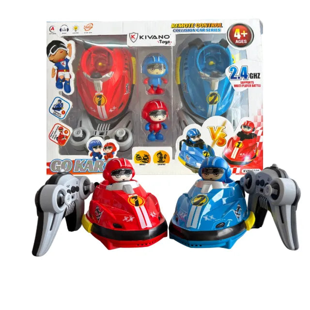 Two player go cart game