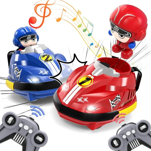 Two player go cart game