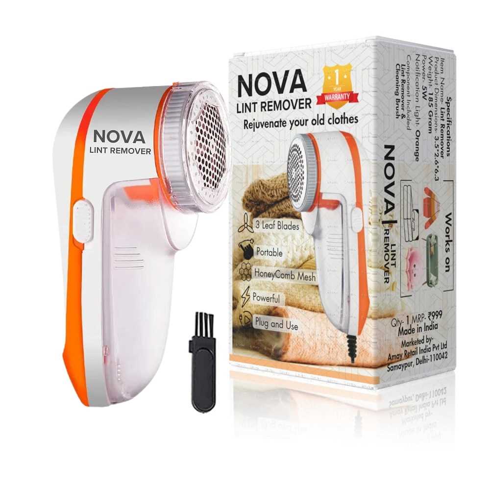 NOVA Lint Remover For Clothes & Fabric Shaver For Woolen Clothes & Lint Shaver