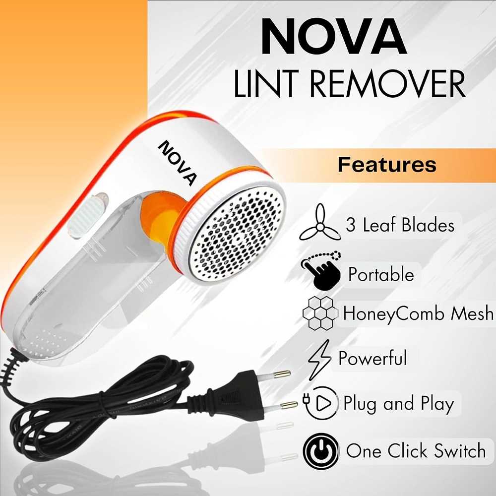 NOVA Lint Remover For Clothes & Fabric Shaver For Woolen Clothes & Lint Shaver