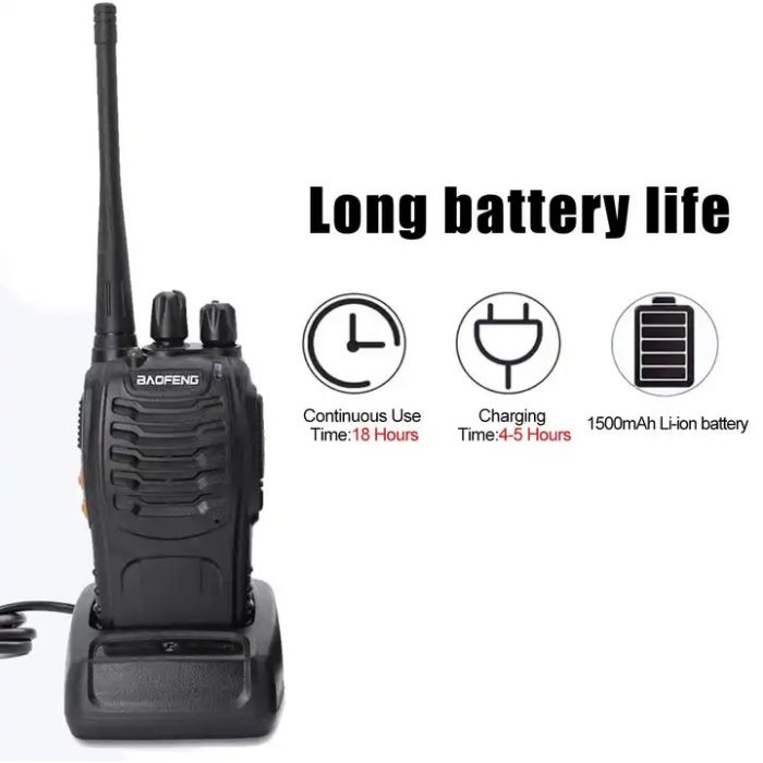baofeng BF-888S Two Way Radio Wireless Transmitter 16CH 400-470MHZ Upto 2Km Range