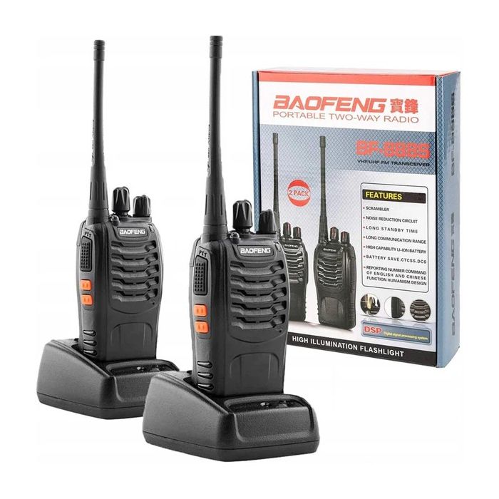baofeng BF-888S Two Way Radio Wireless Transmitter 16CH 400-470MHZ Upto 2Km Range